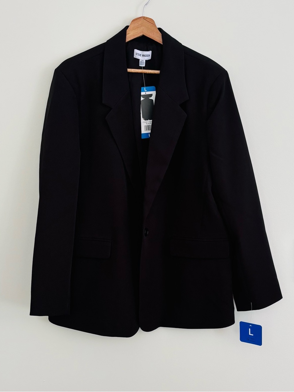 NWT Steve Madden Classic Blazer in Black